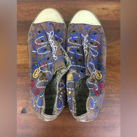 Rhino Red Marc Ecko Chalsie Hailee Women’s Sneakers Brown Rhinestones Size 7.5. - Picture 13 of 13